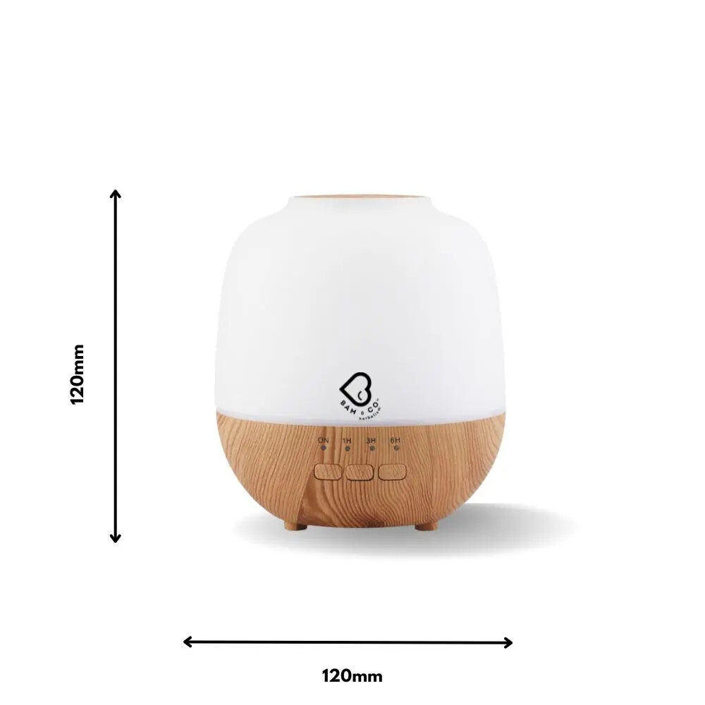 BAM & CO. HERMEL THERAPEUTIC ULTRASONIC DIFFUSER 120ML