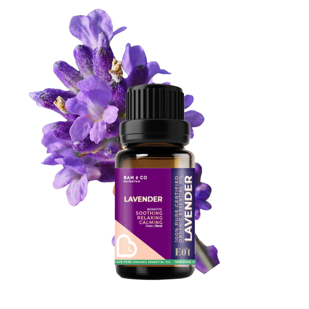 BAM & CO. LAVENDER CERTIFIED PURE ORGANIC ESSENTIAL OIL (5ML/10ML)