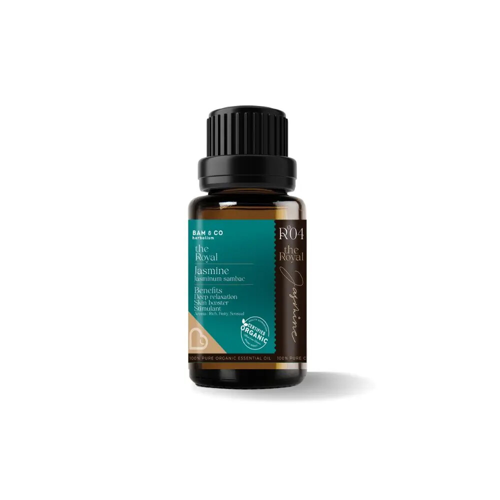 BAM & CO. ROYAL JASMINE CERTIFIED PURE ORGANIC ESSENTIAL OIL (10ML)