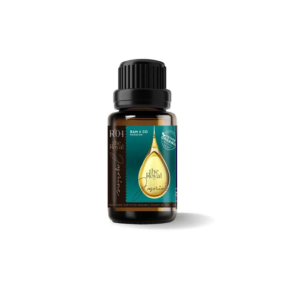 BAM & CO. ROYAL JASMINE CERTIFIED PURE ORGANIC ESSENTIAL OIL (10ML)
