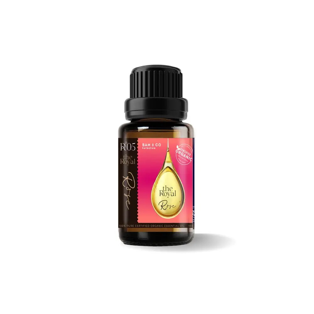 BAM & CO. ROYAL ROSE CERTIFIED PURE ORGANIC ESSENTIAL OIL (10ML)