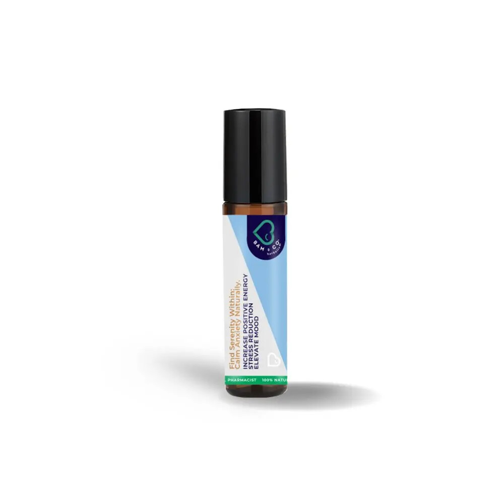 BAM & CO. NATURAL MOOD BOOSTER THERAPEUTIC ESSENTIAL OIL ROLL ON – HAPPY & MOOD BOOSTER (10ML)